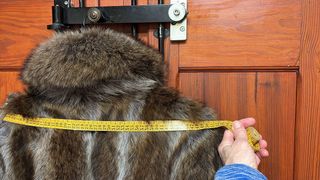 Abrigo de piel largo