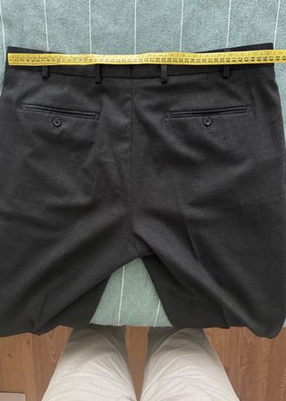 Pantalón vestir gris marengo, XXL