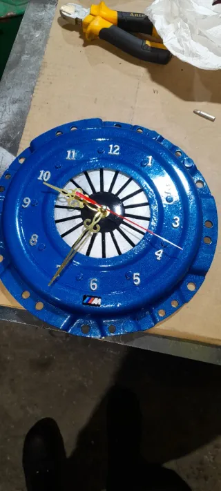 Relógio de Parede Azul BMW M