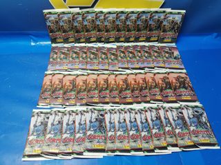 Lote di figurine GORMITI, 50 buste, nuovi, sigillati