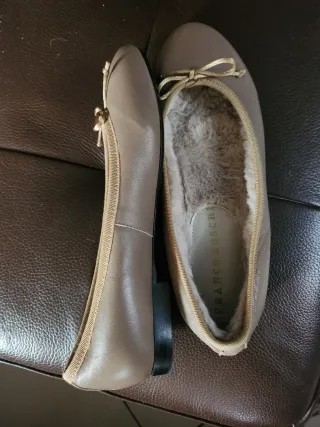 Ballerine Franco Boschi Pelle Marrone/Oro