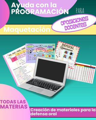 Ayuda con Programación de Oposiciones docentes