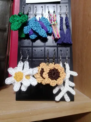 Pendientes artesanales