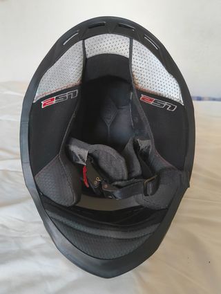 Casco de moto blanco LS2