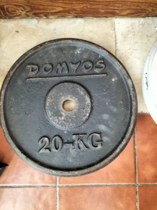 Disco de pesa DOMYOS 20 kg