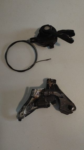 Mando y Desviador Shimano XT