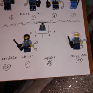 Lego Police Minifigures