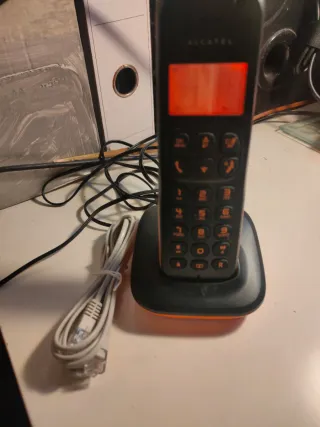 Teléfono Inalámbrico Alcatel Naranja