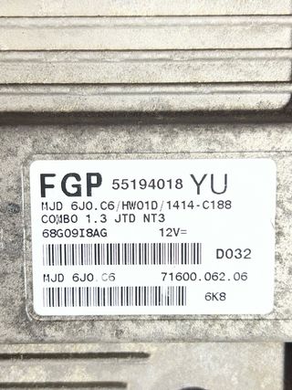 Centralita Motor Opel Combo