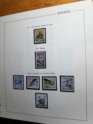 Sellos España 1961 y HB Velázquez