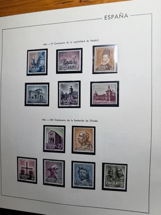 Sellos España 1961 y HB Velázquez