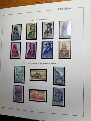 Sellos España 1961 y HB Velázquez