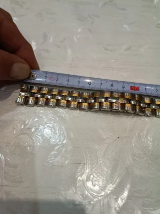 Cinturino Lorenz Acciaio e Oro 750