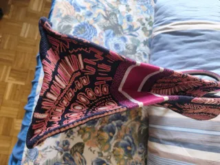 Borsa Dior Book Tote ricamata Animals Tiger