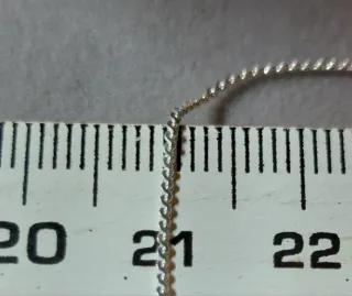 Cadena de 45cm de Plata de Ley