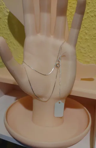 Cadena de 45cm de Plata de Ley