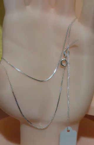 Cadena de 45cm de Plata de Ley