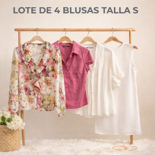 Lote 4 blusas talla S
