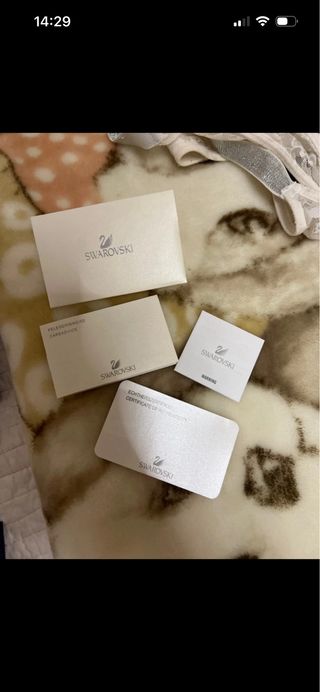 Conjunto Swarovski collar y pendientes