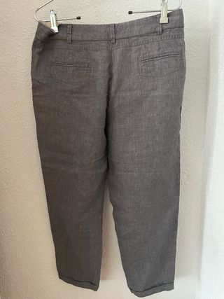 Pantalón de lino KOOKAI gris