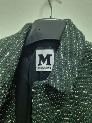 Cappottino Missoni verde e multicolore