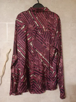 Camicia donna fantasia animalier taglia XS