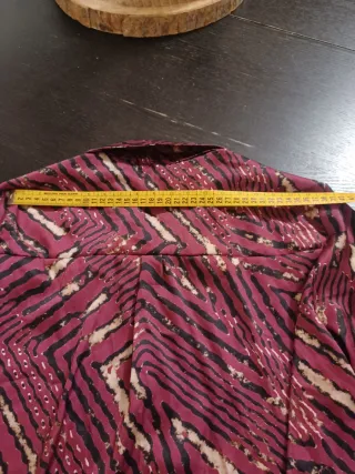 Camicia donna fantasia animalier taglia XS