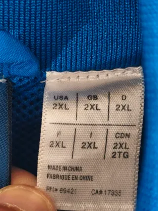 Casaco Desportivo Reebok Azul XXL