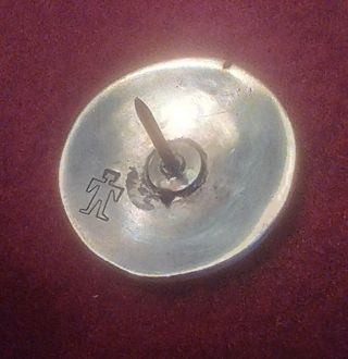 Alfiler corbata plata artesanía indios navajos USA