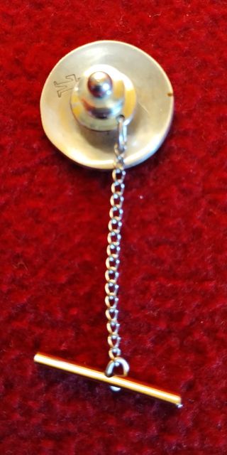 Alfiler corbata plata artesanía indios navajos USA