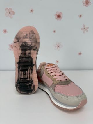 Zapatillas HOFF Color: Beige y Rosa Talla: 37