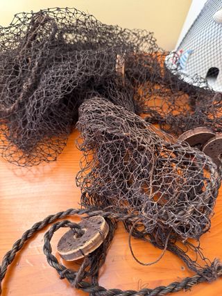 Lote Decoración Náutica: Faro, Barco,Rueda y Reloj