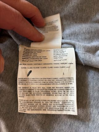 Piumino Hogan Vera Piuma Blu