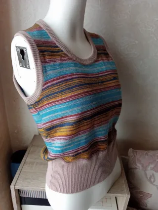 Pull smanicato vintage - Graffi