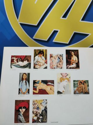 Coleccionismo 10 Laminas arte, publicidad de TRIFORTAL NOVOFARMA