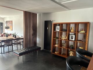 Estantería madera cerezo ruedas industriales