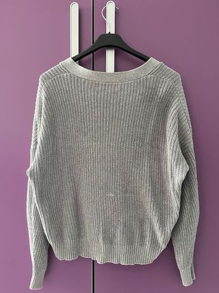 Cardigan Stradivarius Gris