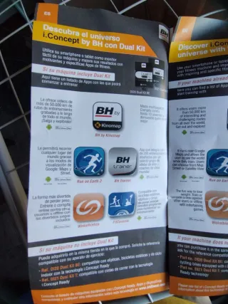 Bicicleta Elíptica BH ZK900 dual Kit,