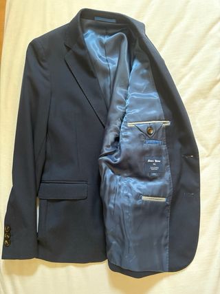 Americana niño azul