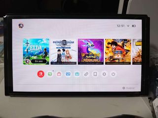 Nintendo Switch OLED + Juegos + Accesorios+Cuenta