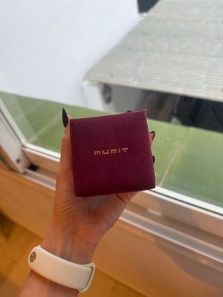 Collar MUMIT Oro Blanco Zafiro Diamante