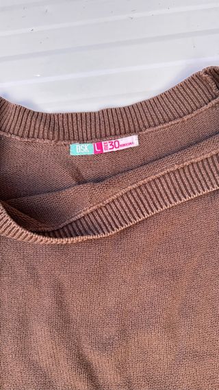 Jersey mujer marron Bershka