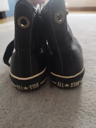 Botín Converse Piel Negro Mujer 36