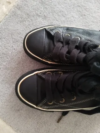 Botín Converse Piel Negro Mujer 36