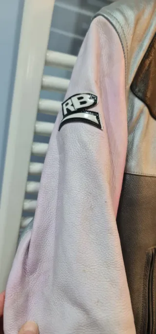 Chaqueta de cuero para moto con protecciones