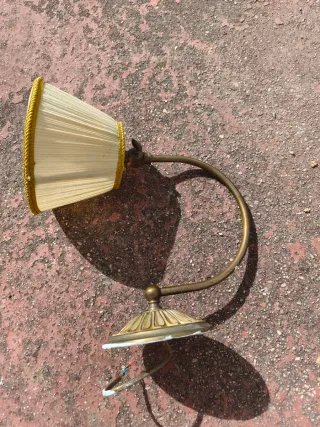 Lámpara de mesa bronce pared aplique