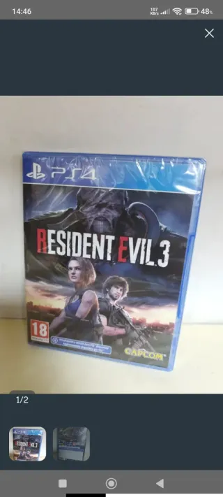 Resident Evil 3 Nuevo Precintado