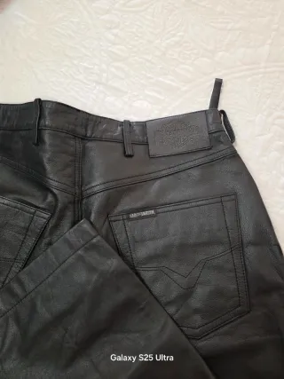 Pantalón Cuero Harley Davidson Talla 34 USA