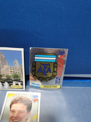 5 cromos , mundial USA 94, panini