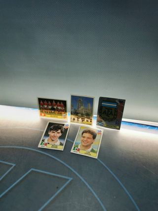 5 cromos , mundial USA 94, panini